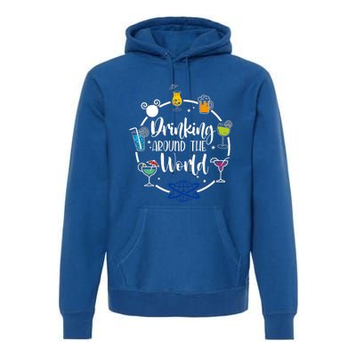 I Ng Around The World Funny Gift Premium Hoodie