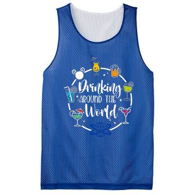 I Ng Around The World Funny Gift Mesh Reversible Basketball Jersey Tank