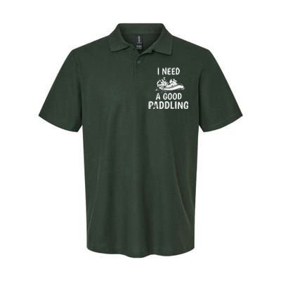 I Need A Good Paddling Softstyle Adult Sport Polo