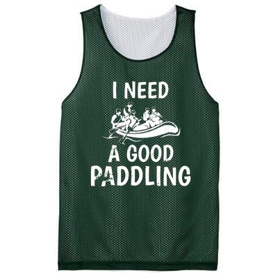 I Need A Good Paddling Mesh Reversible Basketball Jersey Tank