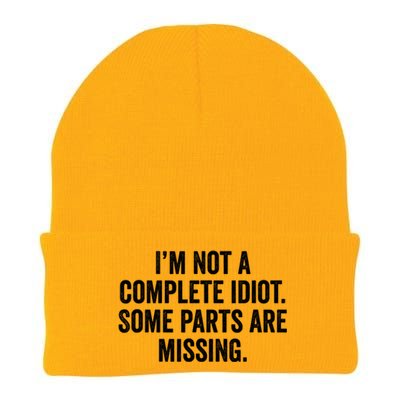 IM Not A Complete Idiot Some Parts Are Missing Knit Cap Winter Beanie