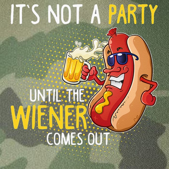Its Not A Party Until The Weiner Comes Out Legacy Tie Dye Trucker Hat