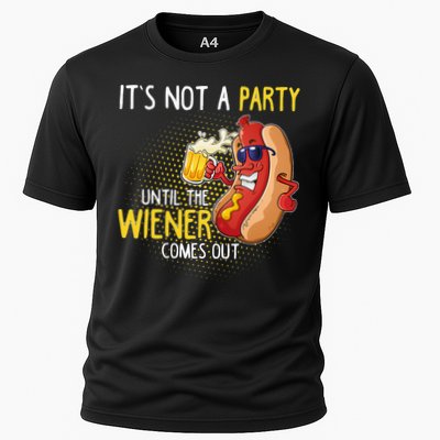 Its Not A Party Until The Weiner Comes Out Performance Shirt