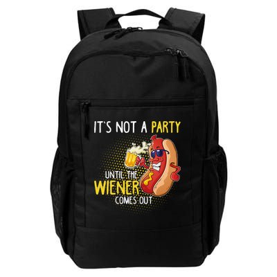 Its Not A Party Until The Weiner Comes Out Backpack
