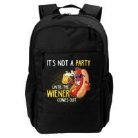Its Not A Party Until The Weiner Comes Out Backpack