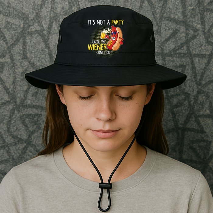 Its Not A Party Until The Weiner Comes Out Bucket Hat