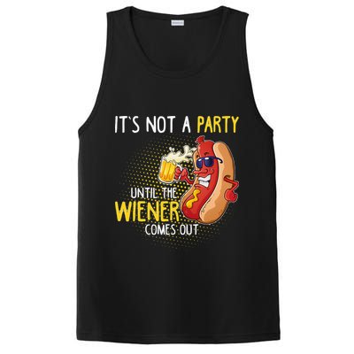Its Not A Party Until The Weiner Comes Out PosiCharge Competitor Tank