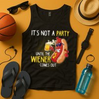 Its Not A Party Until The Weiner Comes Out Tank Top