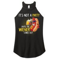 Its Not A Party Until The Weiner Comes Out Women's Perfect Tri Rocker Tank