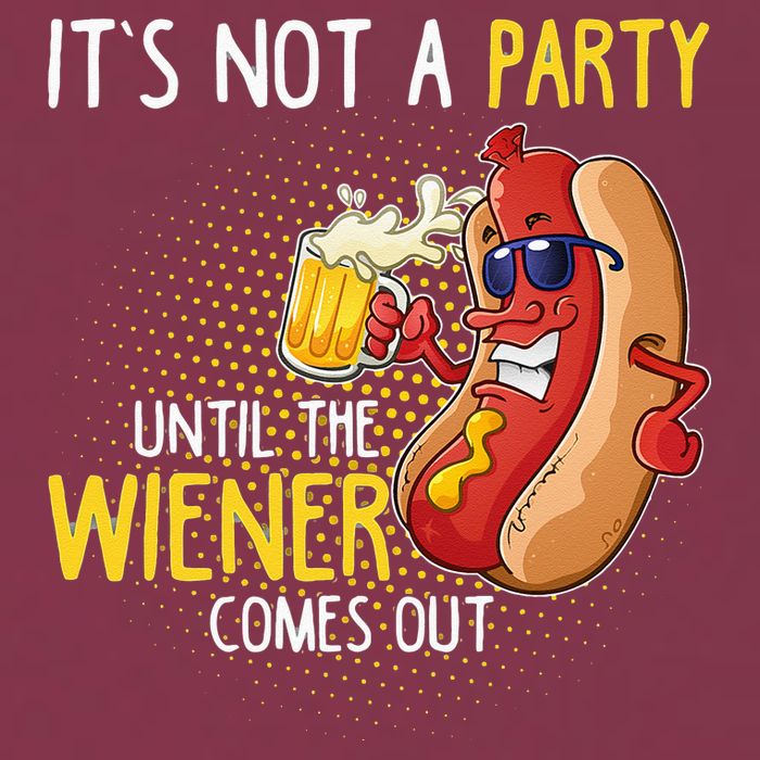 Its Not A Party Until The Weiner Comes Out 16oz Travel Tumbler