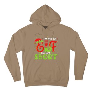 IM Not An Elf IM Just Short Elf Family Group Xmas Costume Hoodie