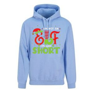 IM Not An Elf IM Just Short Elf Family Group Xmas Costume Unisex Surf Hoodie