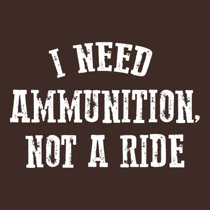 I Need Ammunition Not A Ride Apron