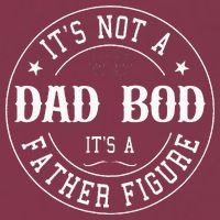 It's Not A Dad Bod It's A Father Figure Fathers Day Funny 16oz Travel Tumbler