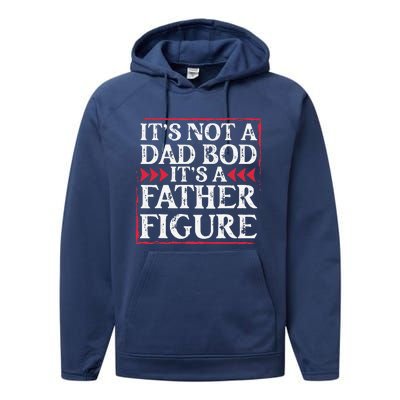 Its Not A Dad Bod Father Figure Dad Bod Fathers Day Cute Performance Fleece Hoodie