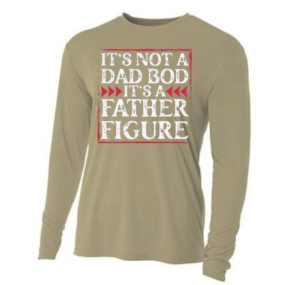 Its Not A Dad Bod Father Figure Dad Bod Fathers Day Cute Cooling Performance Long Sleeve Crew