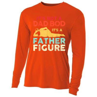 Its Not A Dad Bod Its A Father Figure Fathers Day Meaningful Gift Cooling Performance Long Sleeve Crew