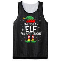 IM Not An Elf Im Just Short Funny Christmas Matching Family Mesh Reversible Basketball Jersey Tank