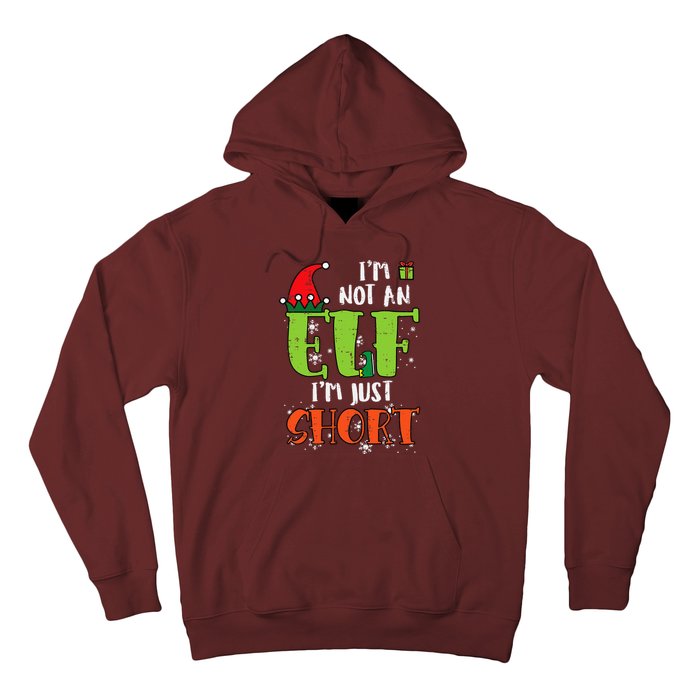 Im Not An Elf Just Short Funny Christmas Xmas Hoodie