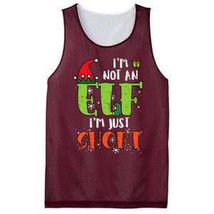 Im Not An Elf Just Short Funny Christmas Xmas Mesh Reversible Basketball Jersey Tank