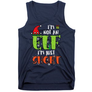 Im Not An Elf Just Short Funny Christmas Xmas Tank Top