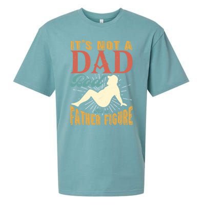 ItS Not A Dad Bod ItS A Father Figure Gift Sueded Cloud Jersey T-Shirt