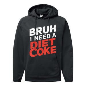 I Need A Diet Cans Diet Caffeine Free Diet Performance Fleece Hoodie