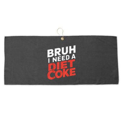 I Need A Diet Cans Diet Caffeine Free Diet Large Microfiber Waffle Golf Towel