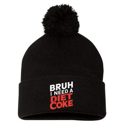 I Need A Diet Cans Diet Caffeine Free Diet Pom Pom 12in Knit Beanie