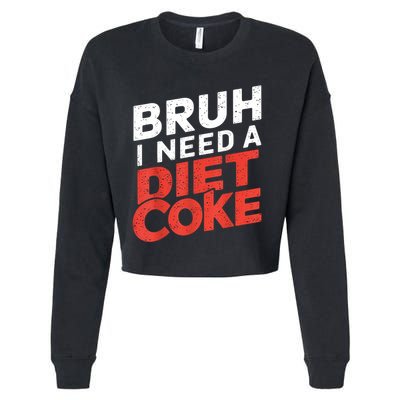 I Need A Diet Cans Diet Caffeine Free Diet Cropped Pullover Crew