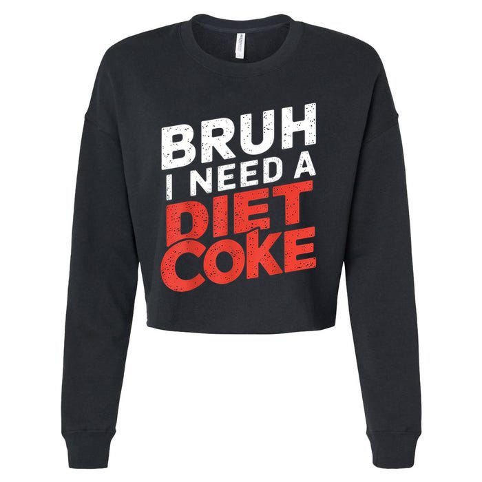 I Need A Diet Cans Diet Caffeine Free Diet Cropped Pullover Crew