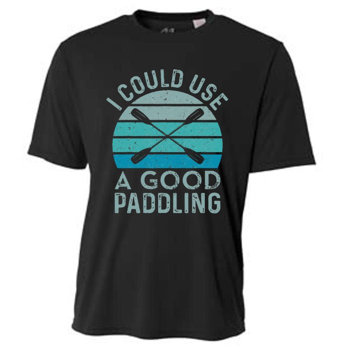 I Need A Good Paddling Funny Kayak Kayaking Cooling Performance Crew T-Shirt