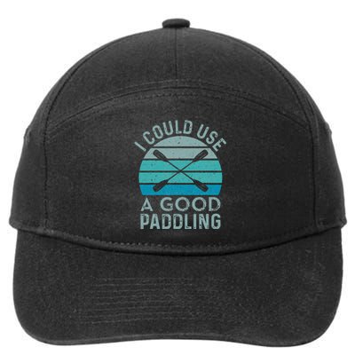 I Need A Good Paddling Funny Kayak Kayaking 7-Panel Snapback Hat