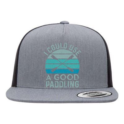 I Need A Good Paddling Funny Kayak Kayaking Flat Bill Trucker Hat