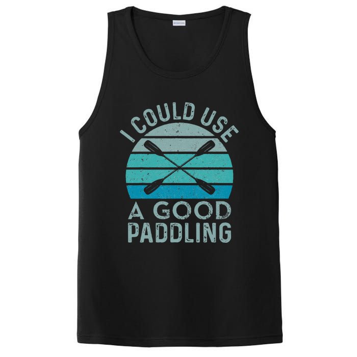 I Need A Good Paddling Funny Kayak Kayaking PosiCharge Competitor Tank