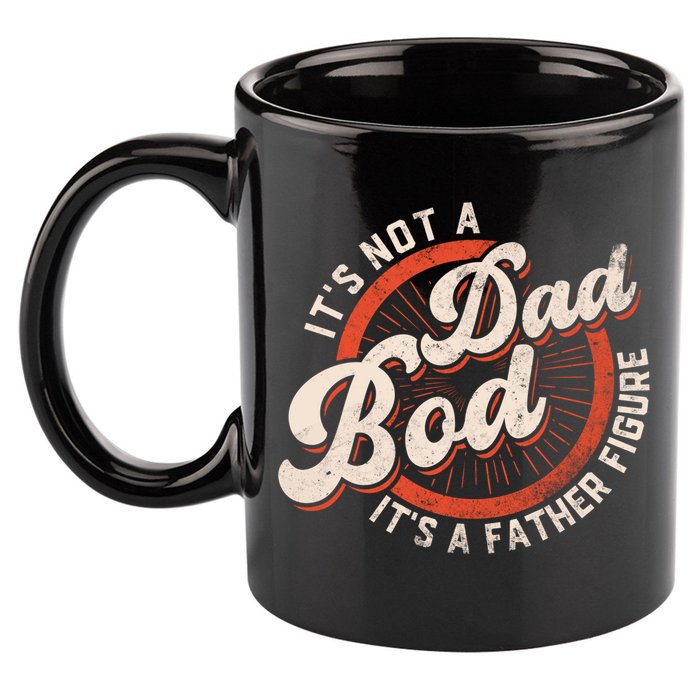 Its Not A Dad Bod Its A Father Figure Tee Funny Dad Joke Gift 11oz C Handle Ceramic Mug