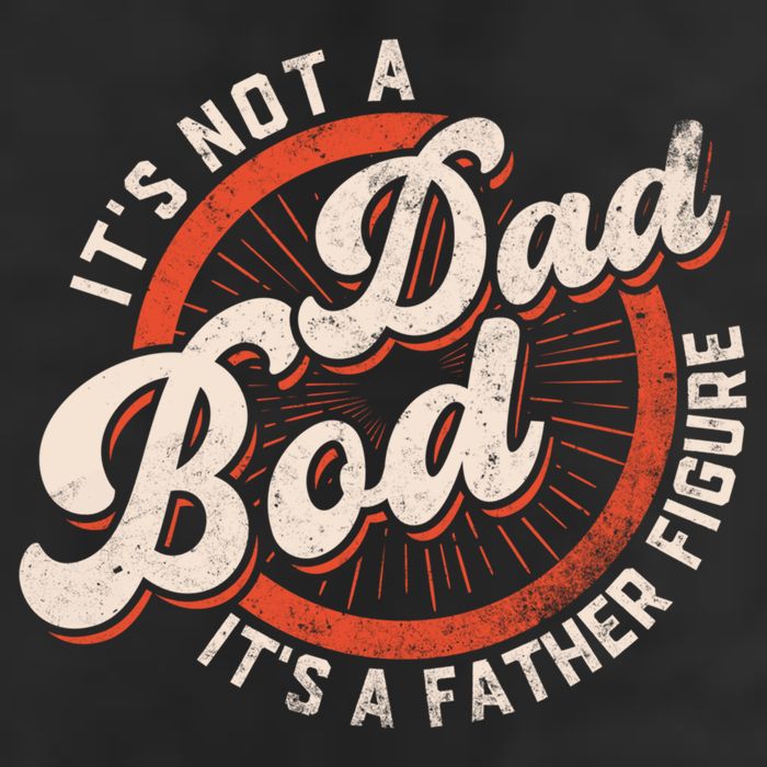 Its Not A Dad Bod Its A Father Figure Tee Funny Dad Joke Gift Large Microfiber Waffle Golf Towel
