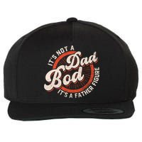Its Not A Dad Bod Its A Father Figure Tee Funny Dad Joke Gift Wool Snapback Cap