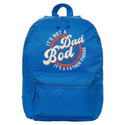 Its Not A Dad Bod Its A Father Figure Tee Funny Dad Joke Gift 16 in Basic Backpack