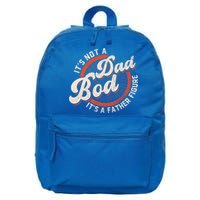 Its Not A Dad Bod Its A Father Figure Tee Funny Dad Joke Gift 16 in Basic Backpack