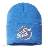 Its Not A Dad Bod Its A Father Figure Tee Funny Dad Joke Gift Sustainable Knit Beanie
