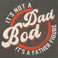 Its Not A Dad Bod Its A Father Figure Tee Funny Dad Joke Gift Cotton Canvas Backpack