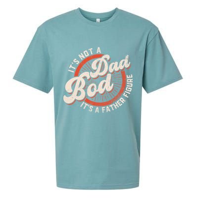 Its Not A Dad Bod Its A Father Figure Tee Funny Dad Joke Gift Sueded Cloud Jersey T-Shirt
