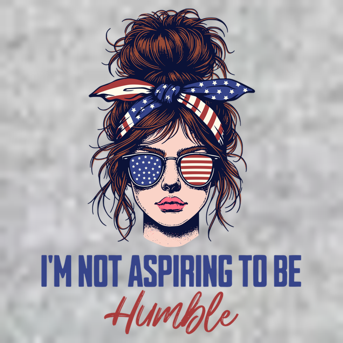 IM Not Aspiring To Be Humble Full Zip Hoodie