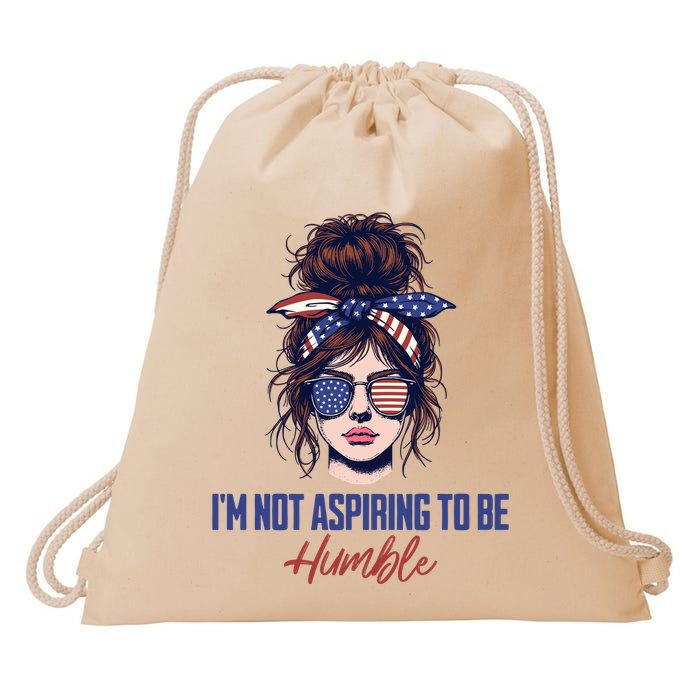 IM Not Aspiring To Be Humble Drawstring Bag