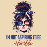IM Not Aspiring To Be Humble Drawstring Bag