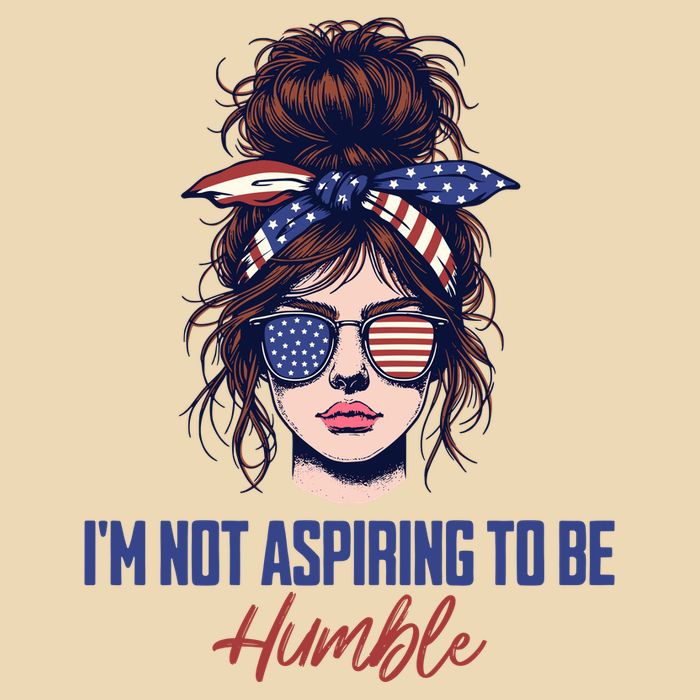 IM Not Aspiring To Be Humble Drawstring Bag