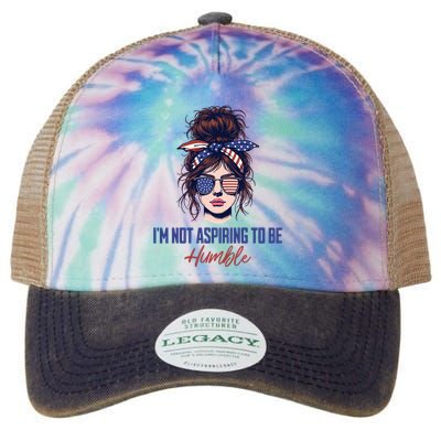 IM Not Aspiring To Be Humble Legacy Tie Dye Trucker Hat
