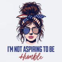 IM Not Aspiring To Be Humble Sueded Cloud Jersey T-Shirt