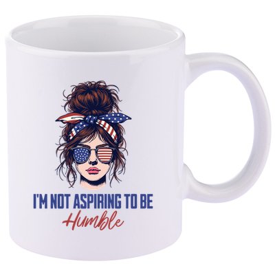 IM Not Aspiring To Be Humble 11oz C Handle Ceramic Mug